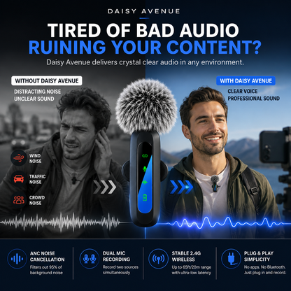 Professional Wireless Lavalier Microphone