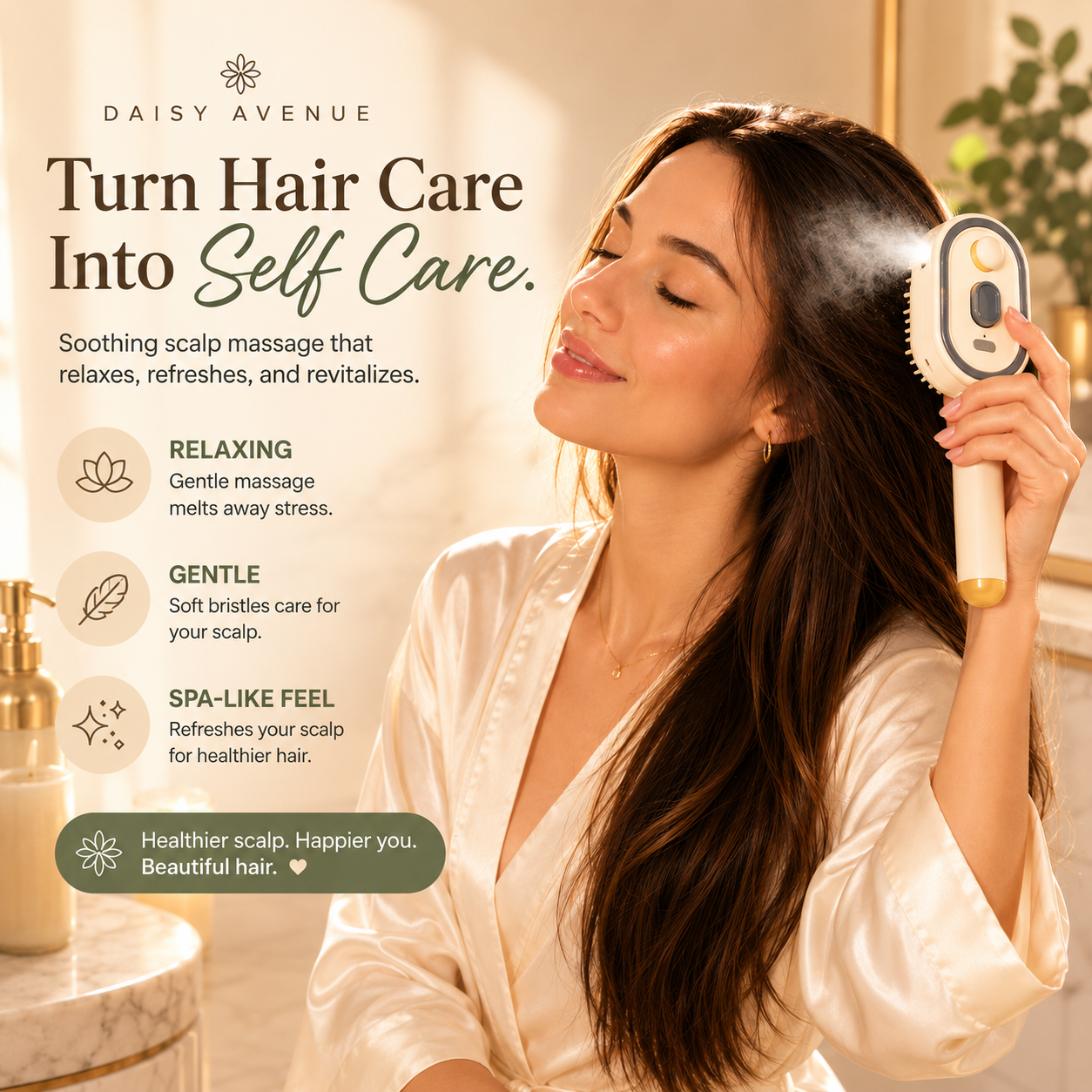 Electric Detangling Steam Brush
