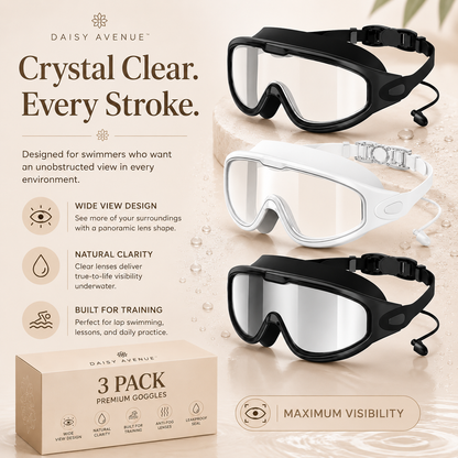 Vision Guard Swimming Goggles Bundle