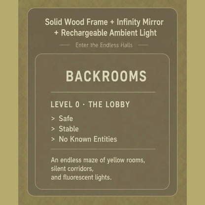 Backrooms Infinity Mirror Diaroma