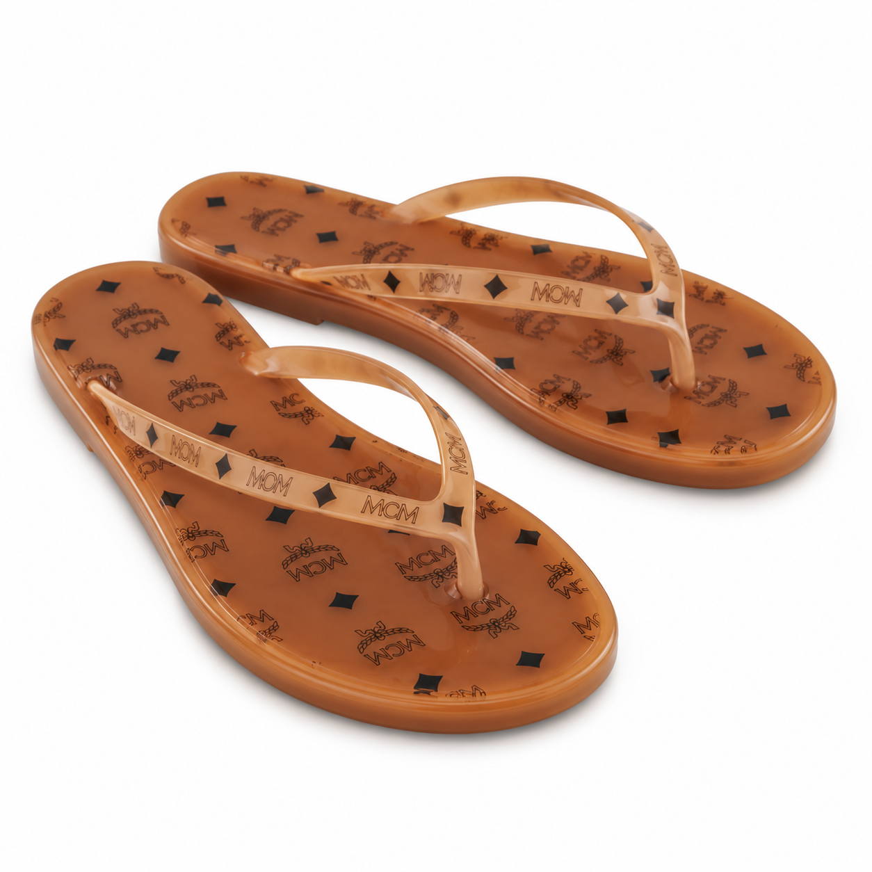 Monogram Jelly Thong Sandals