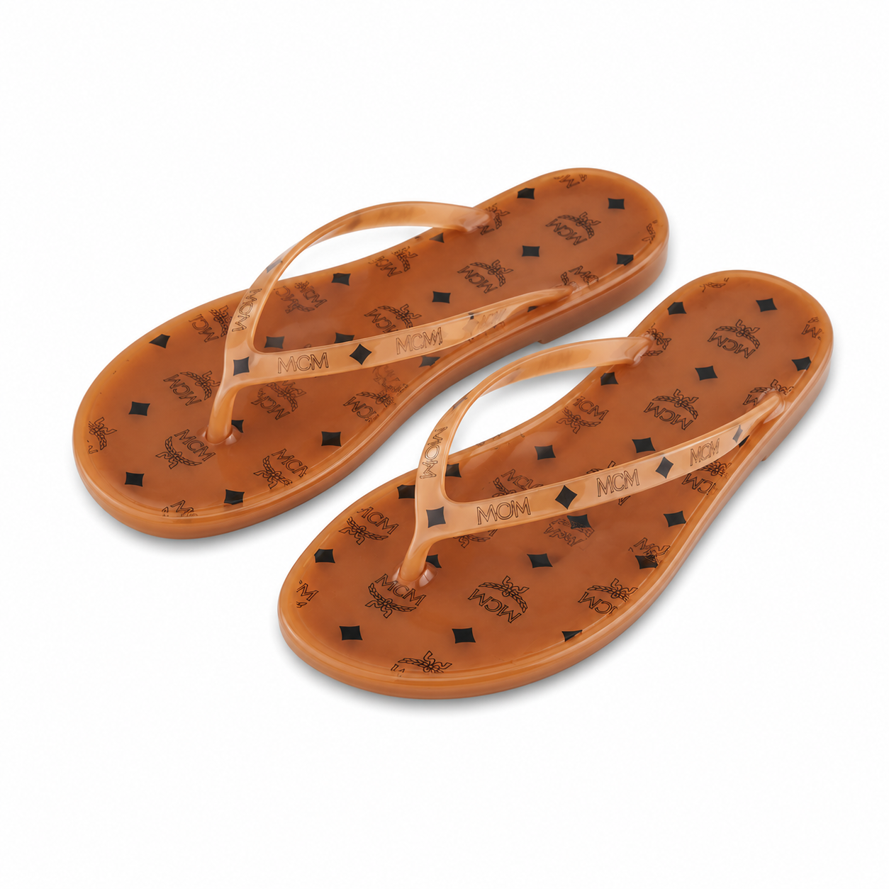 Monogram Jelly Thong Sandals